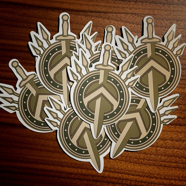 Spartan Village Die-cut Vinyl Sticker